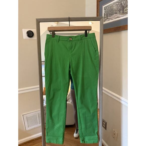 Tommy Hilfiger Green Women's Chino Slim Leg Pants Size 4 - Picture 2 of 4